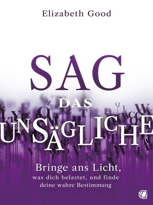 cover image of Sag das Unsägliche